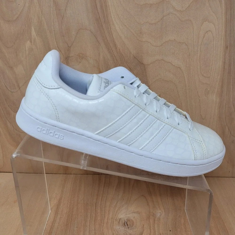 Adidas Women's Grand Court Sneakers Sz 8 M Cloudfoam Comfort White FZ3264
